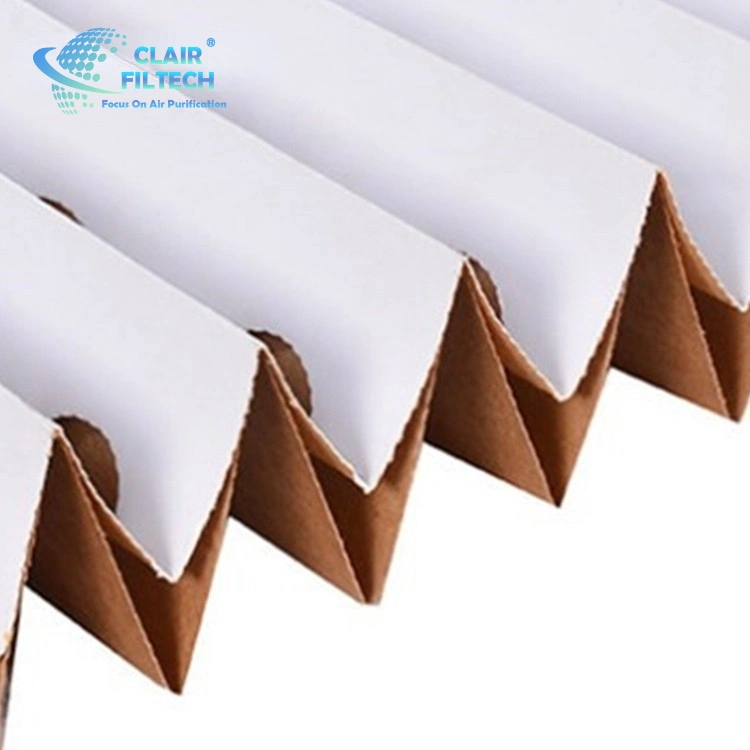 Folded Dry Type Paint Filter Overspray Paint Spray Booth Cardboard Paint Filter Paper Fresh Spray Booth Folded Dry Type Cardboard Filter Paper