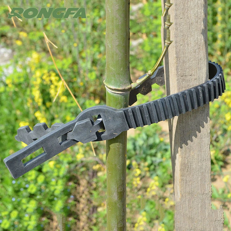 Heavy Duty Soft Rubber Buckle Shrub Ties Adjustable Interlock Garden Tree Ties for Shrub Rose Tree Plant Support