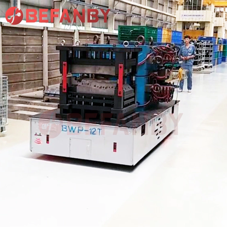 Die Mold Handling Multidirectional Automated Turning Steerable Trackless Transfer Cart