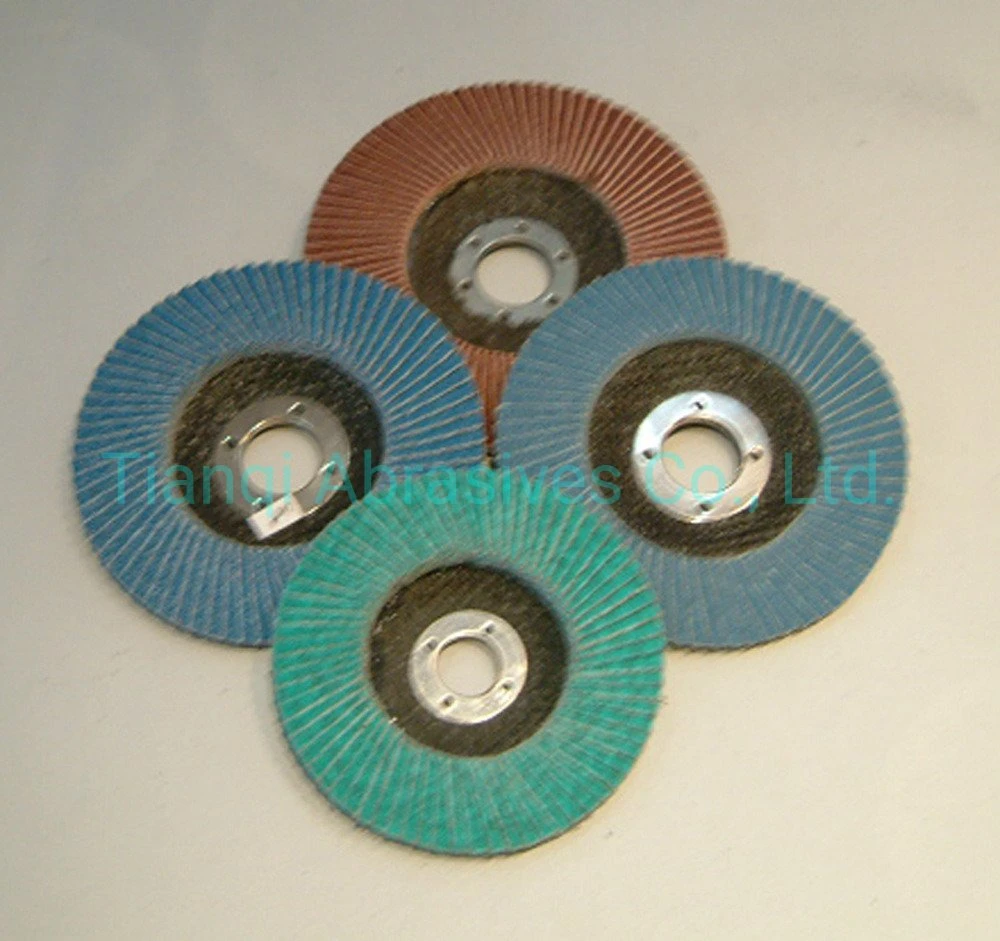 Disque à meuler à polir pour disque en métal et à lamelles acier inoxydable T27&amp;T29 115 mm, 125 mm, 180 mm-Grit 40, Grit60, Grit80-120