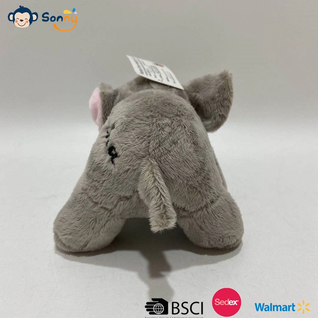 New Eco-Friendly Plush Recycled Material Animal Elephant Plush Toy Grs Audit