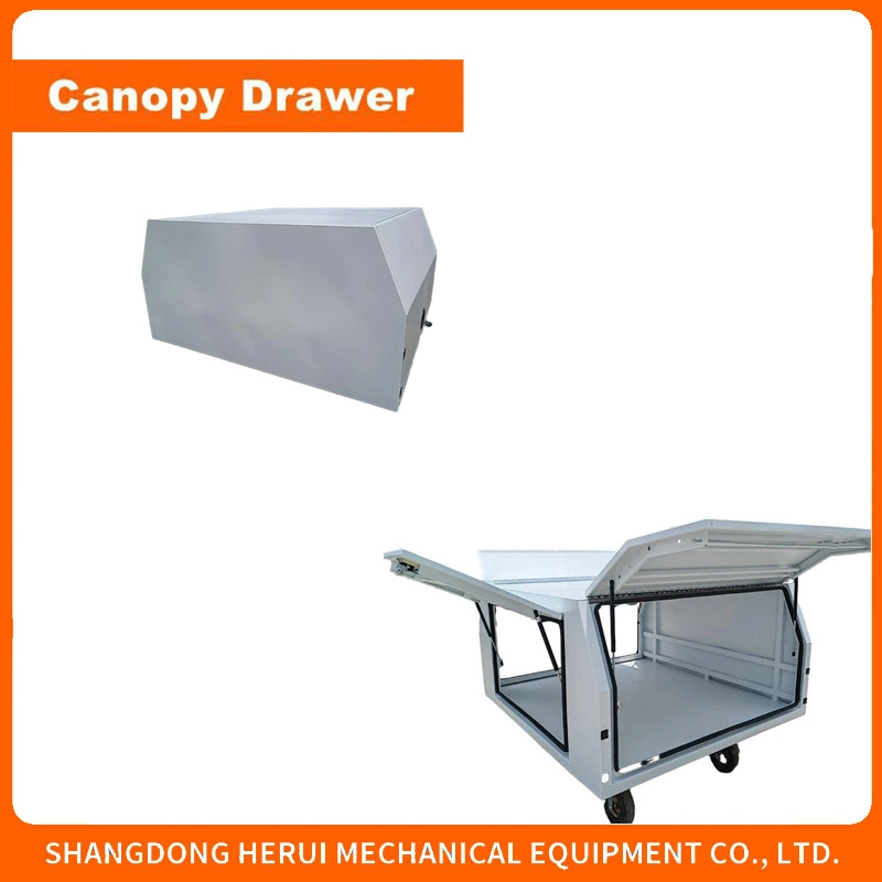 Dual Cab Truck Ute Canopy with Jack Legs and Whale Tail Handle Lock