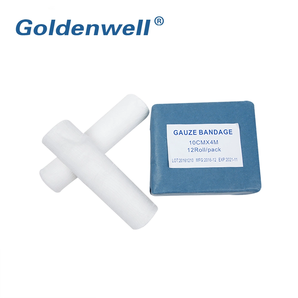 China Factory Direct supply Sterile or Non-sterile Medical Absorbent Gauze Bandage with CE and ISO