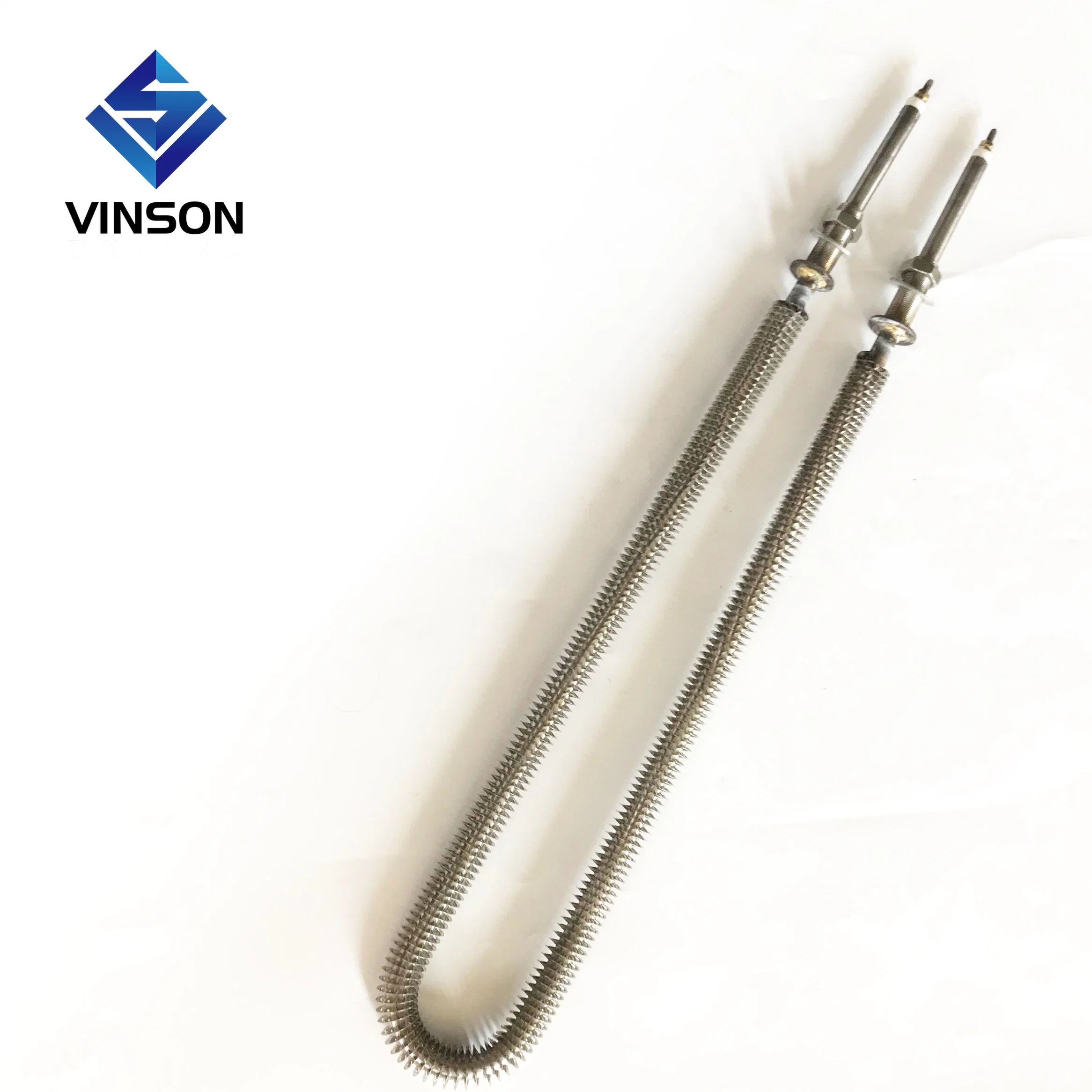 Tubo de calentamiento de aire comprimido con aletas de Vinson para curado por sublimación de tintura Calentador Horno Calentador eléctrico de aluminio