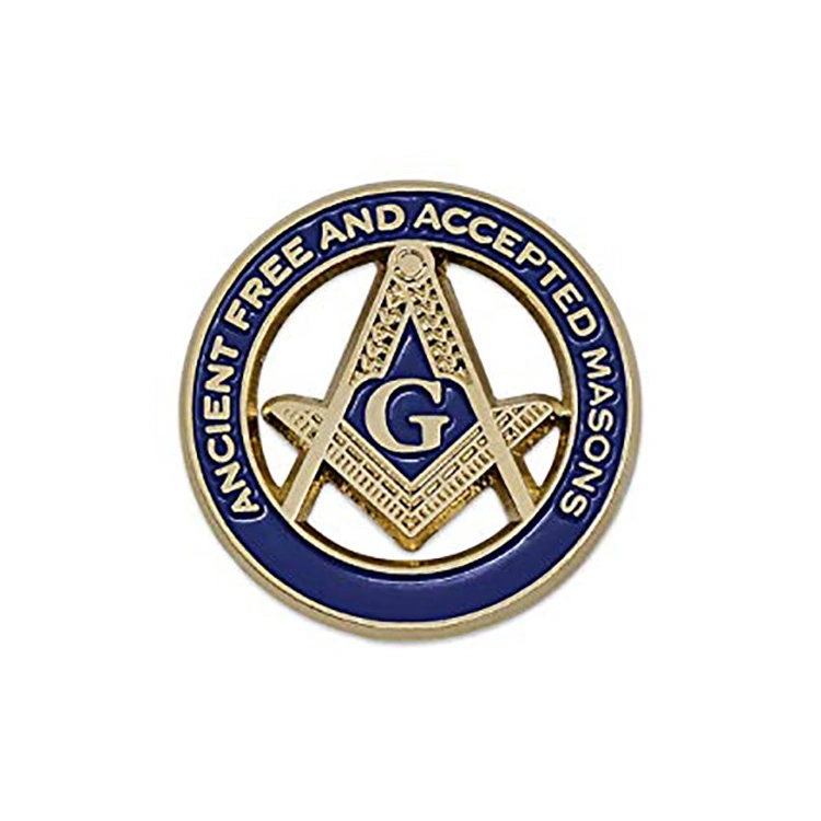 Cheap China Lapel Pin Soft Enamel Badge Custom Masonic Gifts