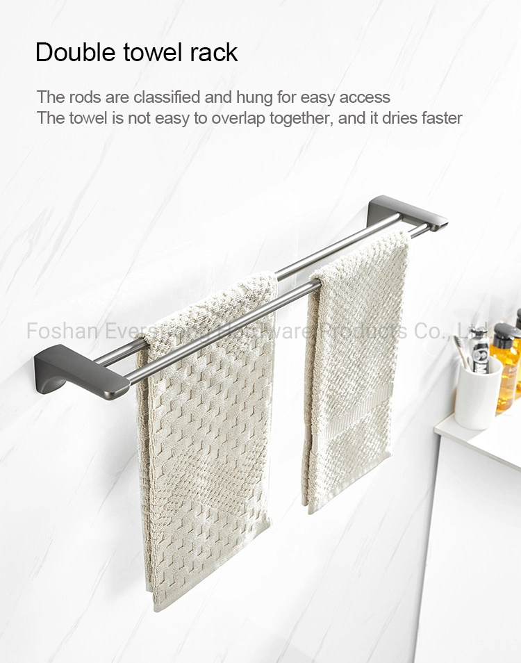 Everstrong Zinc Alloy Bathroom Accessories Series Towel Rail Rack Holder