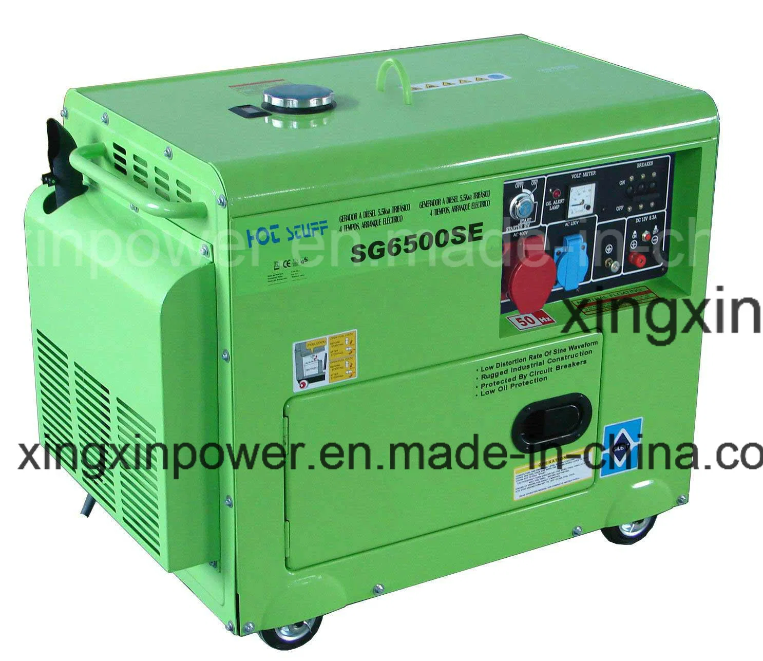 Portable Small Power 5kw Diesel Generator Set with CE