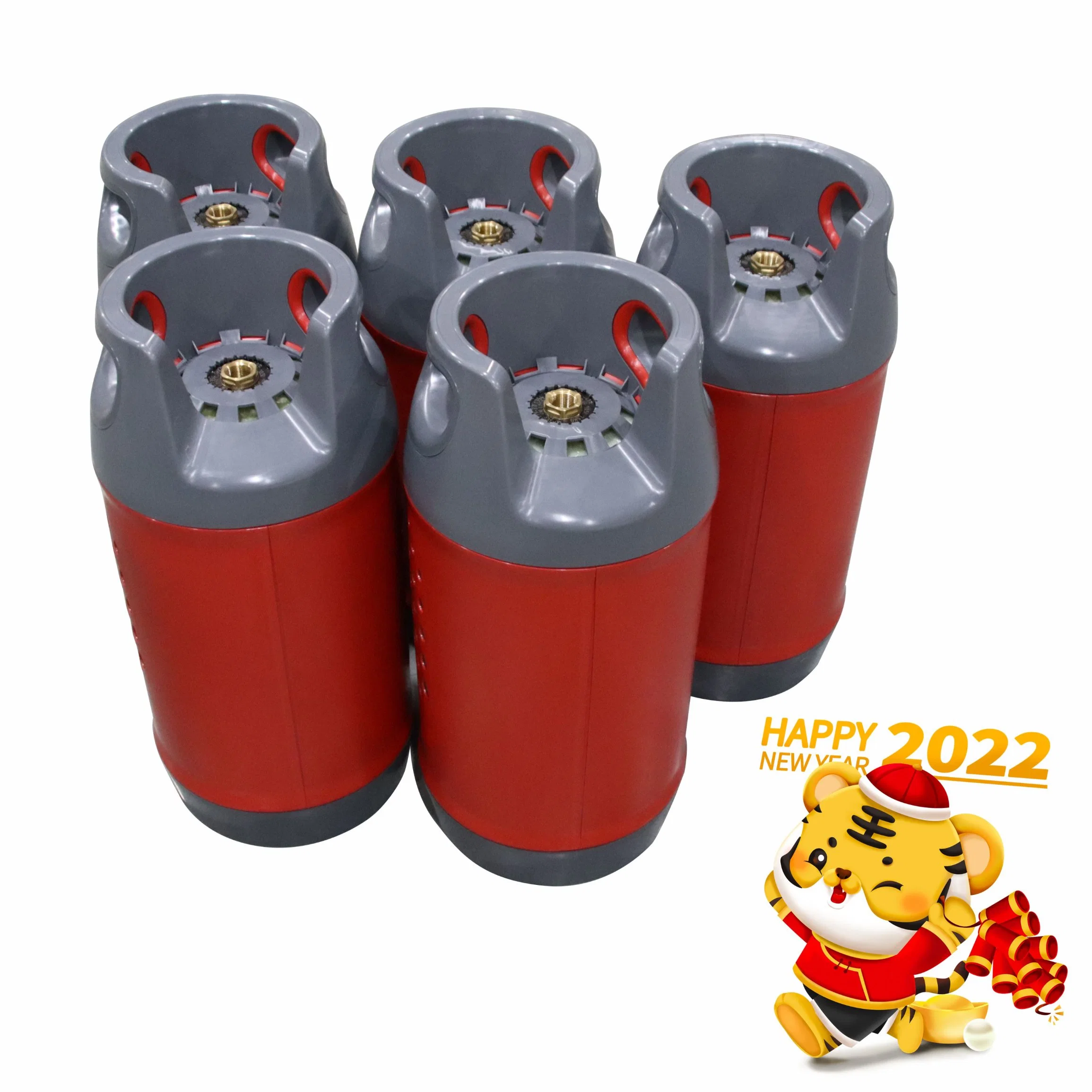 Chinese Manufacturer Direct Supply Empty 10kg LPG Composite Gas Cylinder for Home Cooking