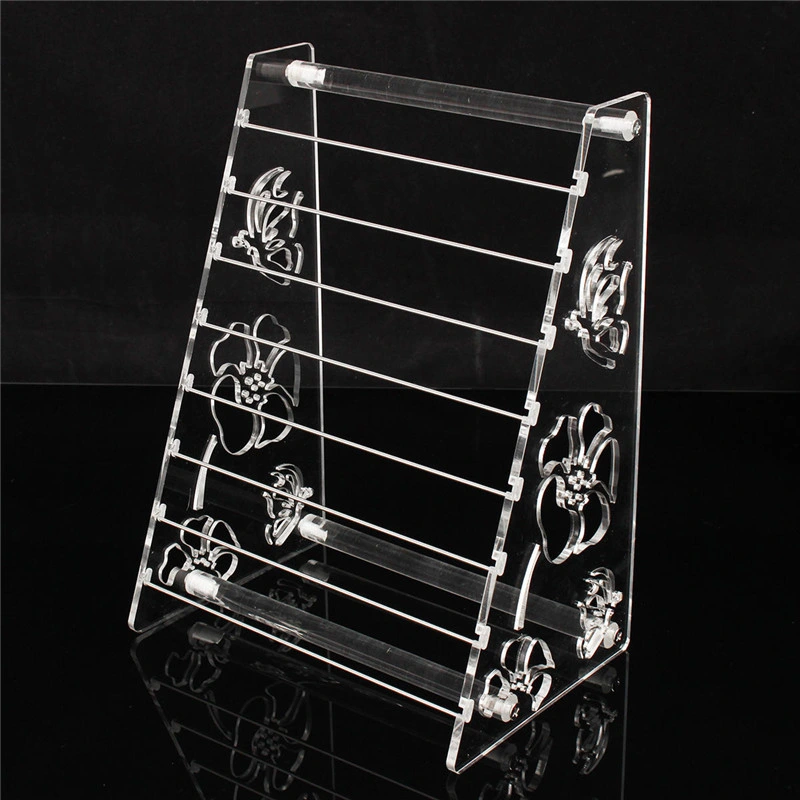 Customized Clear Acrylic 3 Tiers Display Stand for Jewelry or Cosmetics