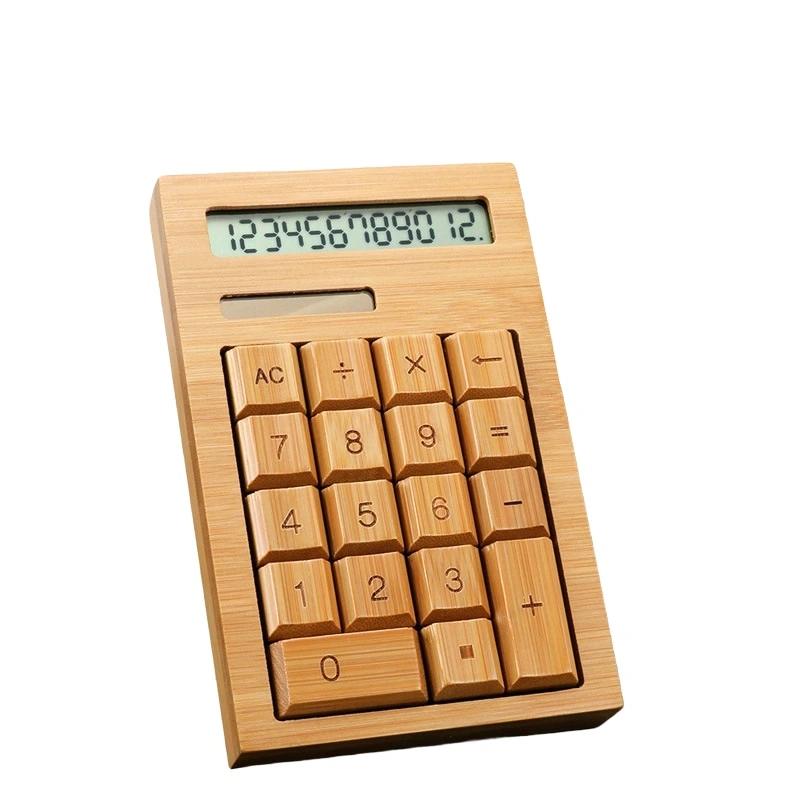 Cusotm Logo silicona Solar Desktop Scientific Calculadora Electrónica de 12/8 dígitos