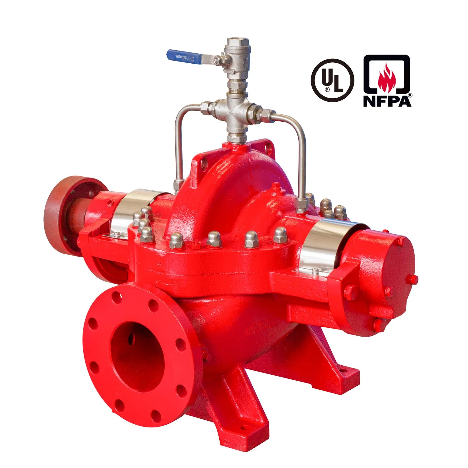 Nppa 20 FM UL Listed Diesel Engine End Suction Split Casing Vertical Turbine Fire Fighting Water Pump