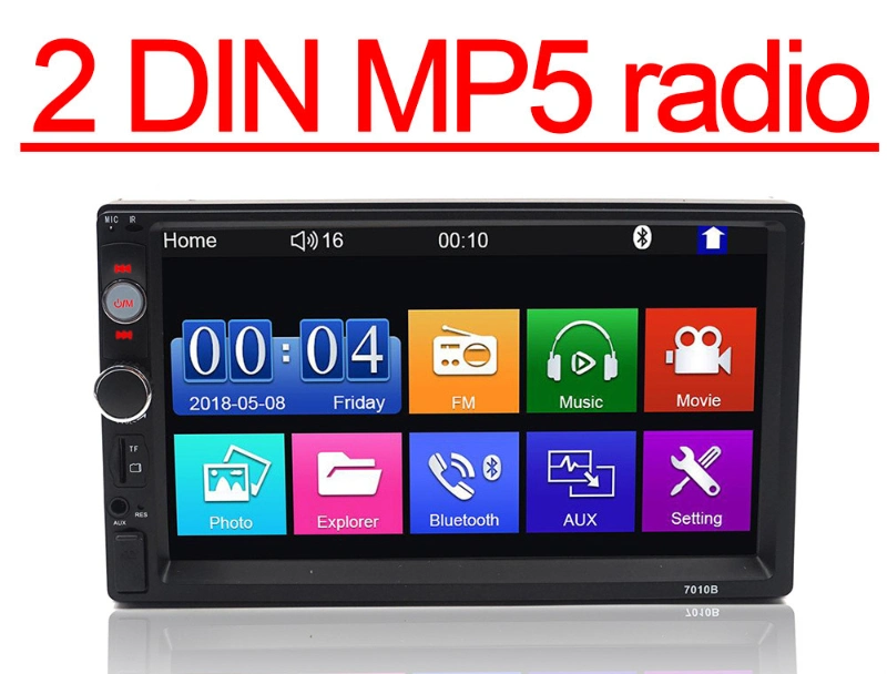 7inch HD Touch Screen 2DIN MP5 Car Radio Monitor with Mirror Link