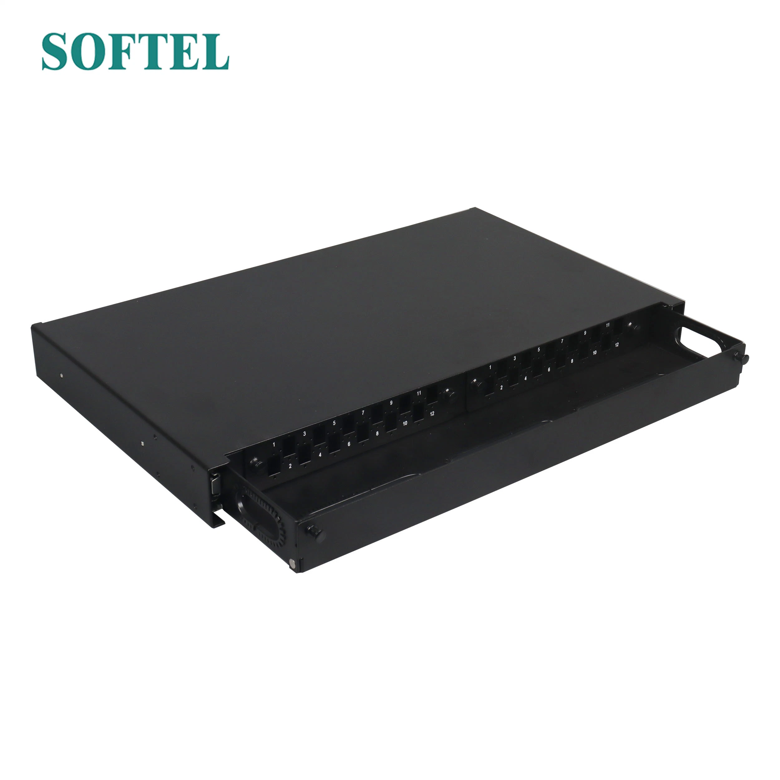 FTTH ODF 24 Core Sc APC UPS ODF Patch Panel Fibra Optica 1u ODF Optical Fiber Distribution Frame