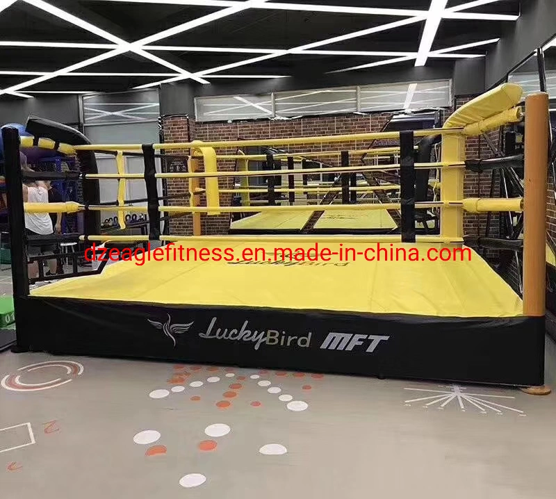 Thai Training and Competitioncanvas Boxing Ring Including Corner Pads and Rope Covers