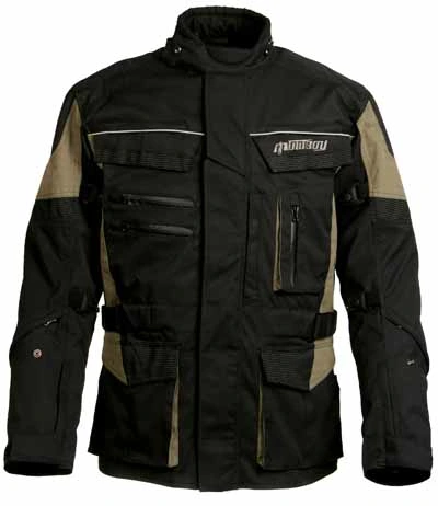 Los hombres Moto-Boy Nylon Moto chaqueta de equitación Mbx-10001j