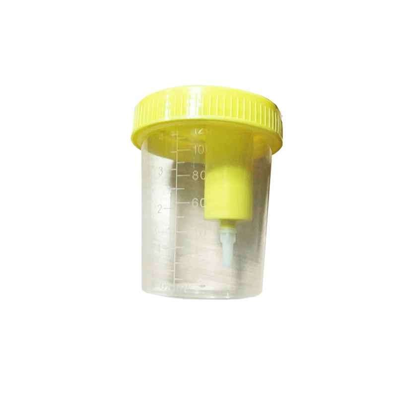 120ml 80ml 60ml Urine Transfer Device Tube Specimen Urine Container Vacuum Urine Collection Cups