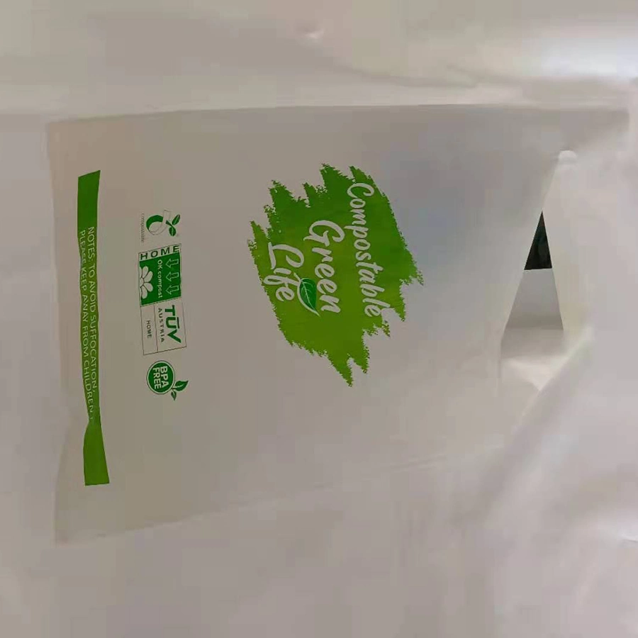 Wholesale/Supplier Recycled Plastic Products - Biodegradable Compostable PLA Packaging Bags, Gift Bags, Go Green Bags