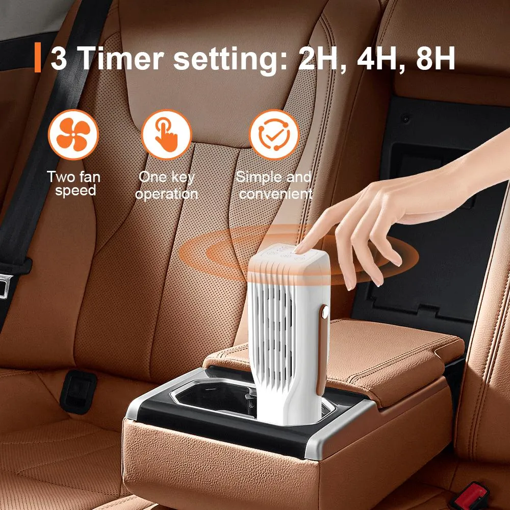 Manufacture HEPA RoHS Approved Aromatherapy Freshener Portable Car Air Purifier for Travel