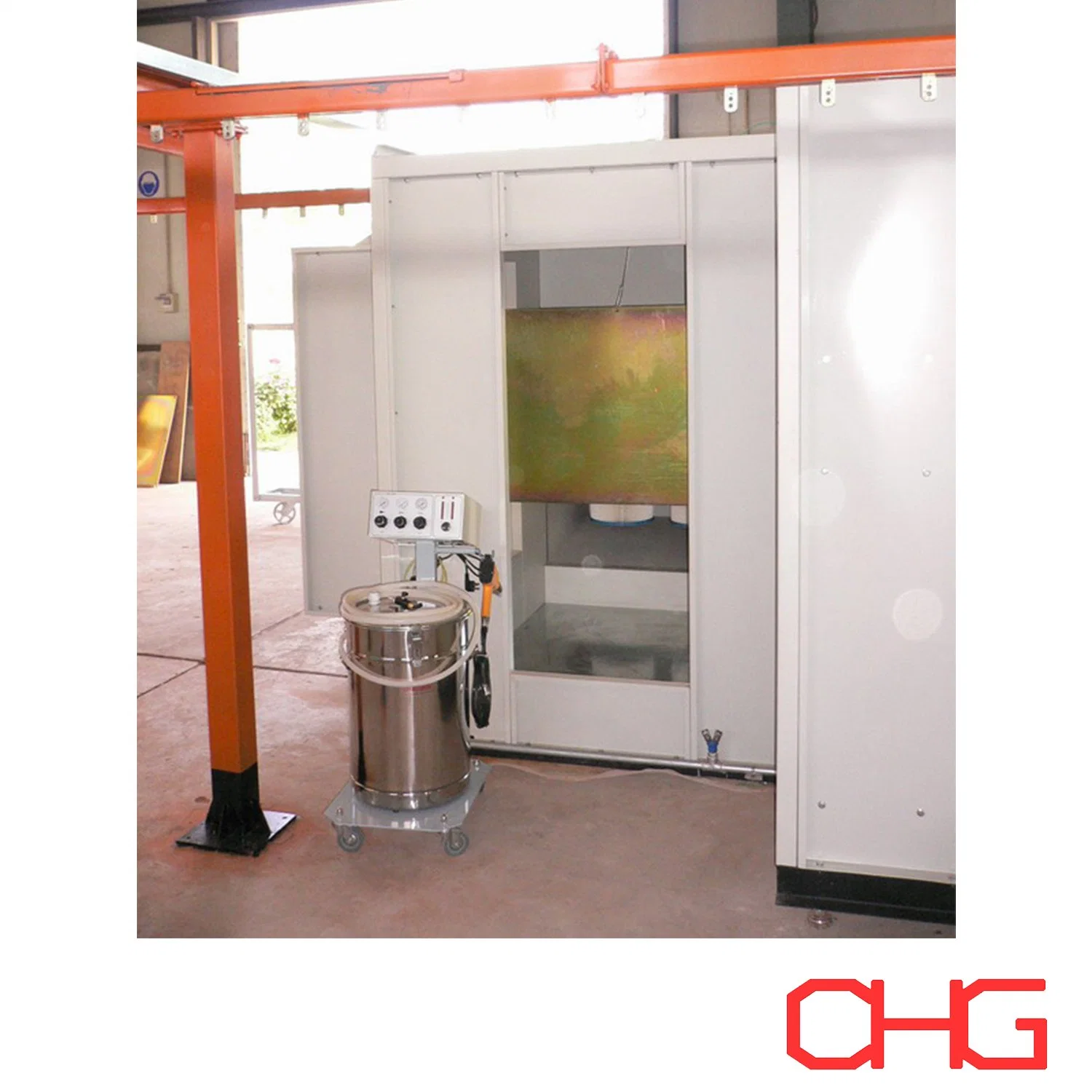 High quality/High cost performance  Manual Electrostatic Powder Coating Spray Booth Powder Coating Equipment