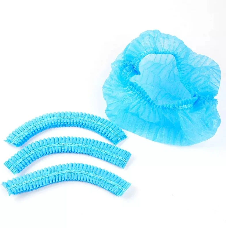 Medical Instrument Medical Bouffant Head Cap Non Woven Disposable Surgical Mop Clip Head Cover/Caps CE/FDA