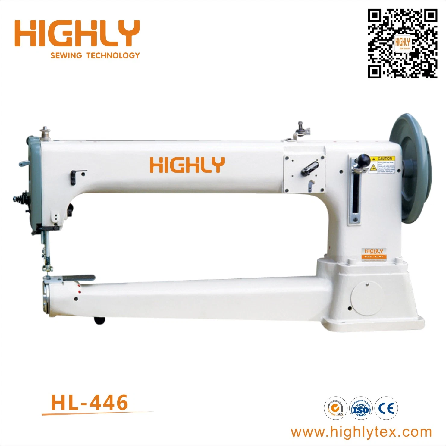 Hl-446 Long Arm Compound Feeding Extra Heavy Duty Sewing Machine