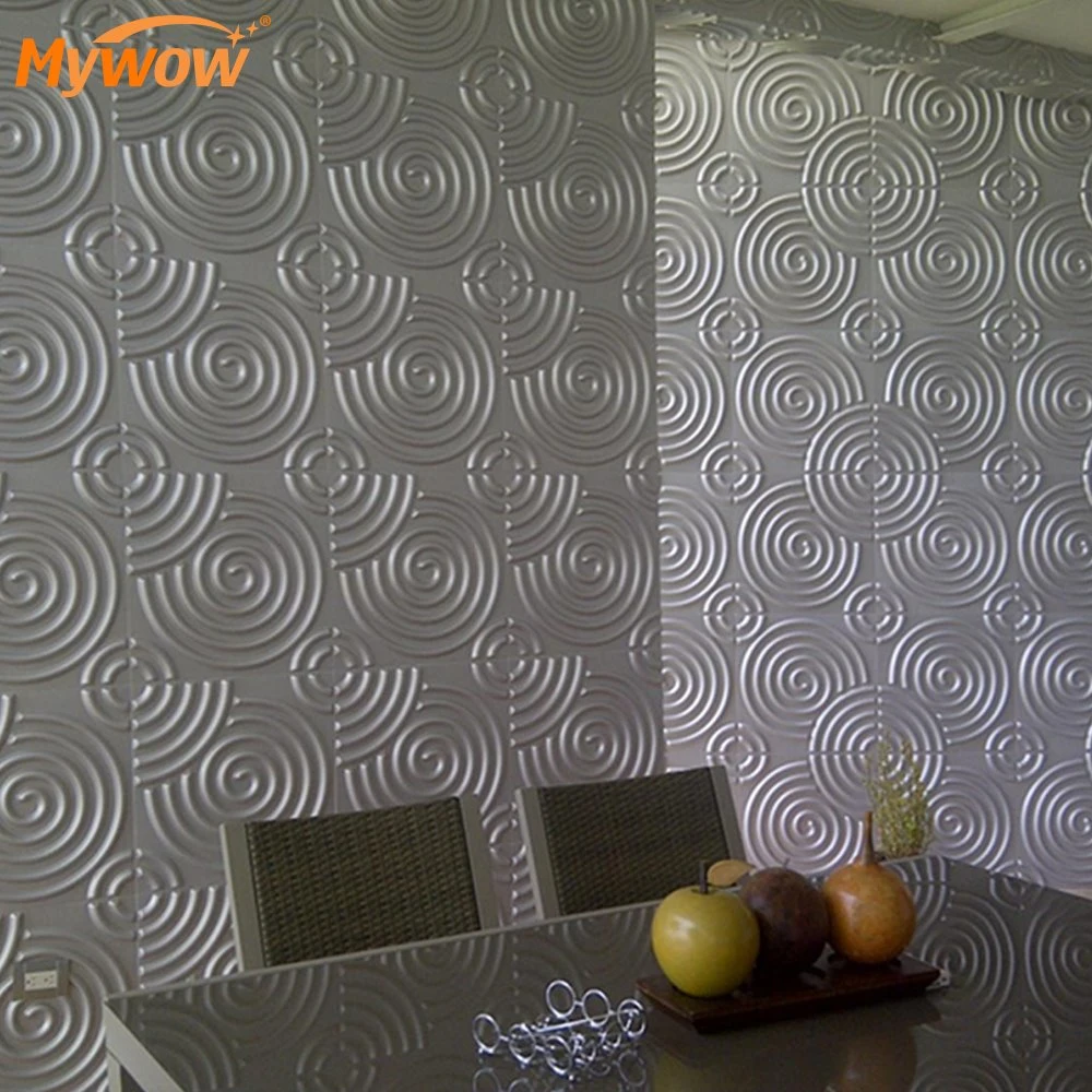 Mywow decoração de parede Exterior 3D PVC forro de parede em Azulejo