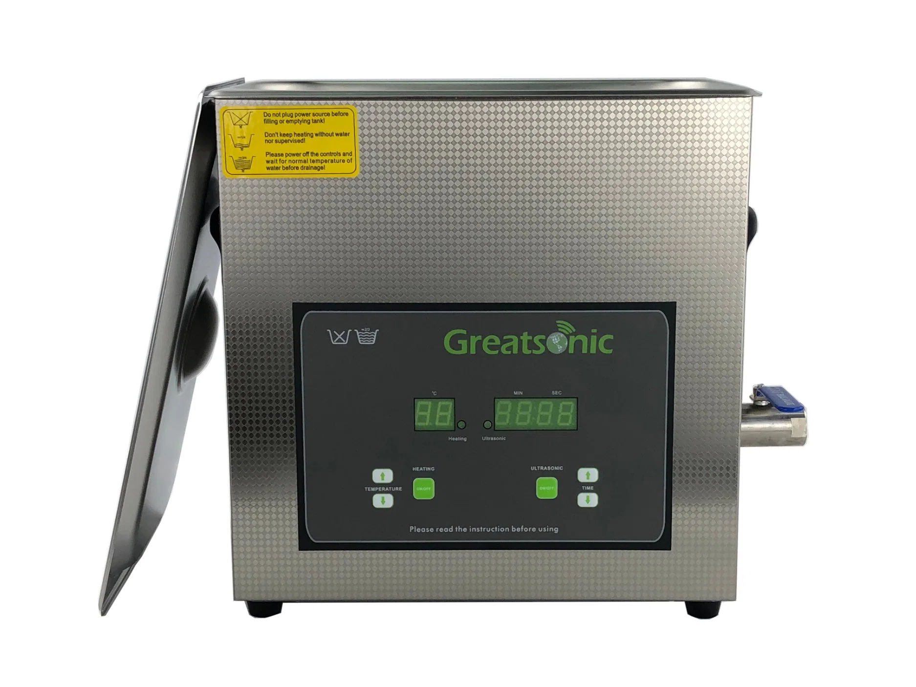 Digital Ultrasonic Cleaner Commercial Ultrasound Bath on Bench Top Cleaning