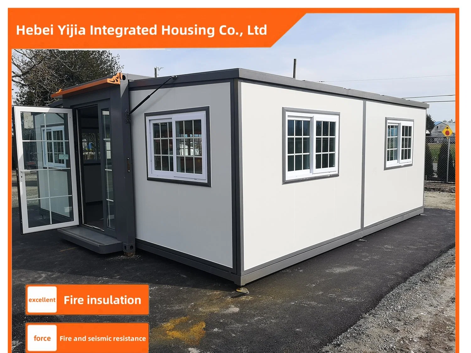 Glass Prefabricated Storage Containers - High quality/High cost performance Foldable Containers - Family Housing