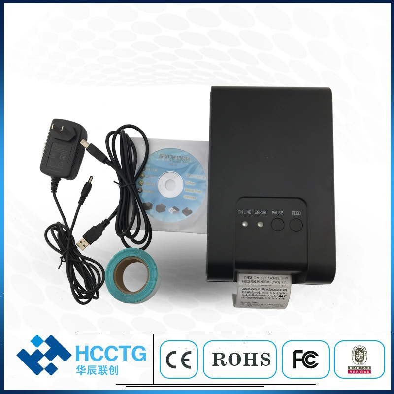 203dpi 1/2 pulgadas de alta velocidad térmica Tsc código de barras impresora compatible con Cpcl ESC/POS Hcc-Tl21