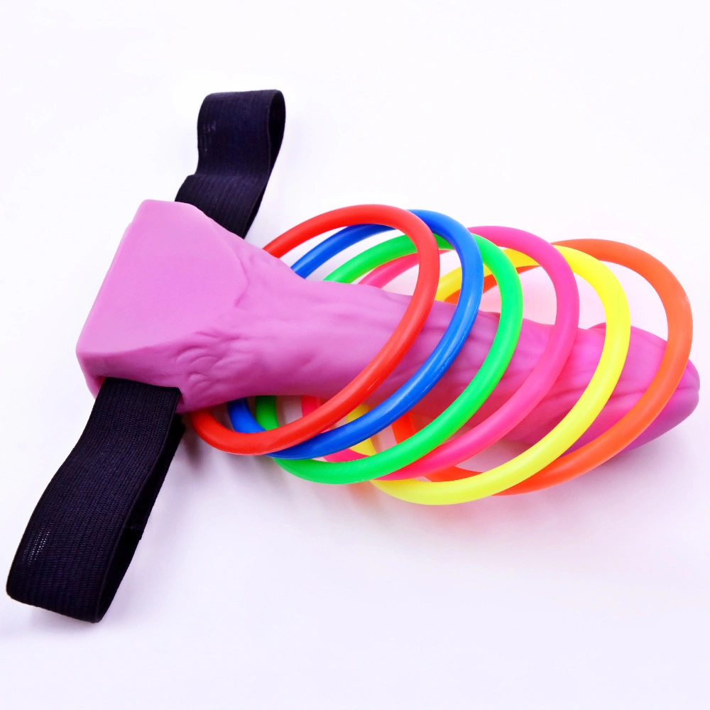 2PCS/Set Bachelorette Sexy Game Hen Night Party Supplies Dick Head Hoopla Game Bride Party Toss Bridal Shower Sex Toys