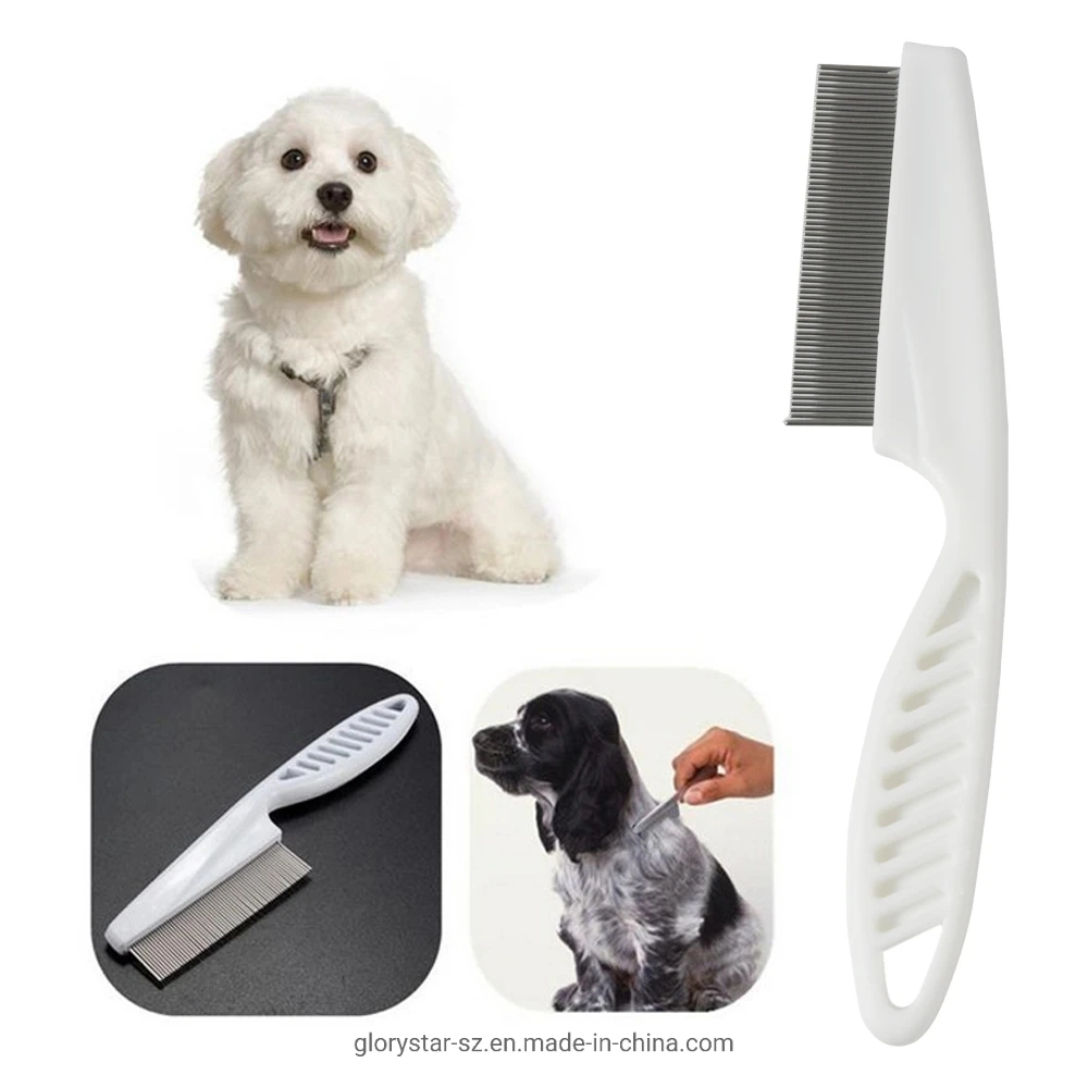 Herramientas de limpieza de Pet Grooming Dog Animal Care proteger el peine de pulgas