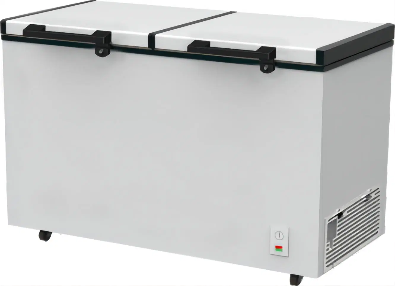 365L superior comercial abrir la puerta de la formación de espuma profundo congelador horizontal de refrigeración del compresor marca horizontal