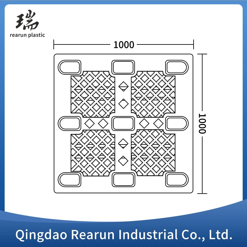 1200*1000mm Heavy Duty Plastic Pallet Transport Pallets with Steel Pipes