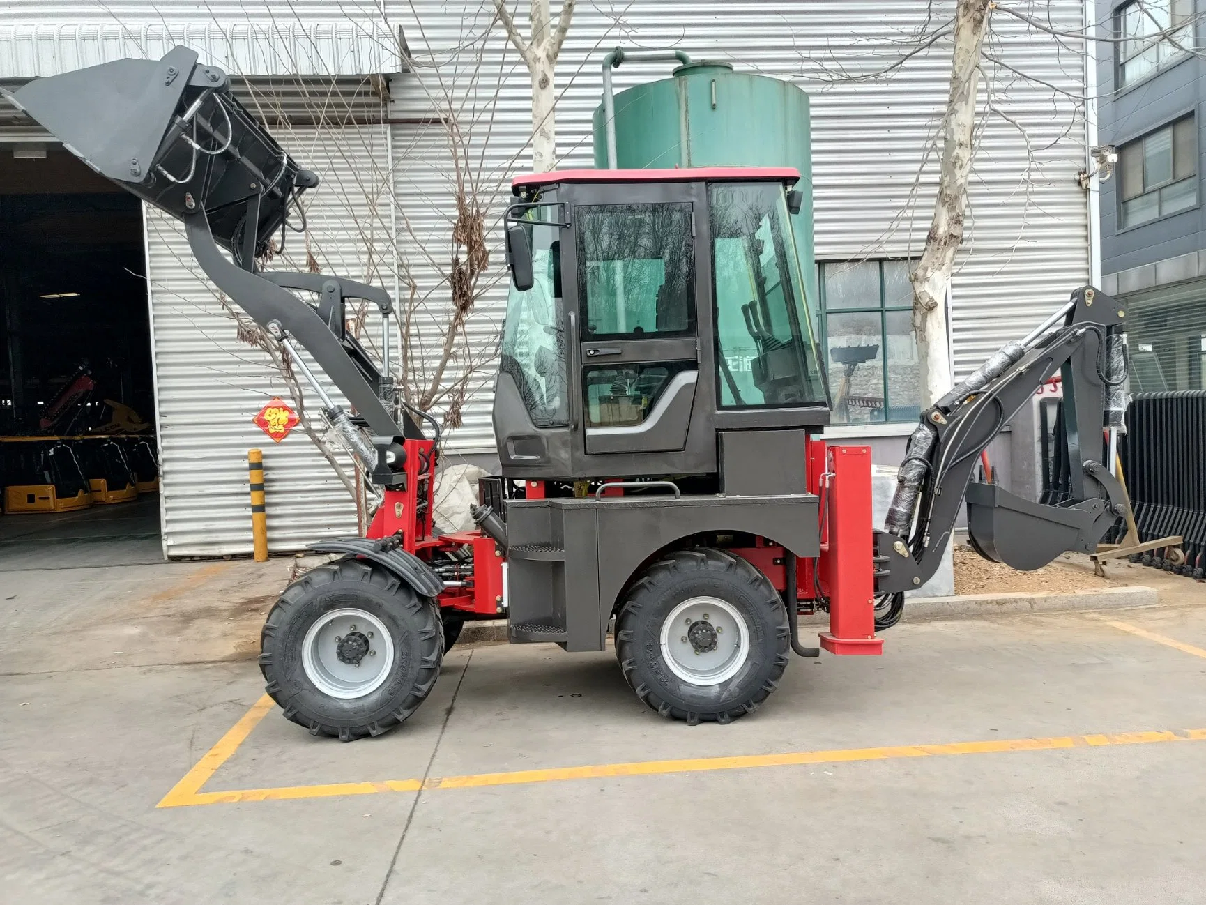 Haiqintop Brand (HQ15-10) with CE, Yanmar Engine Mini Backhoe Loader