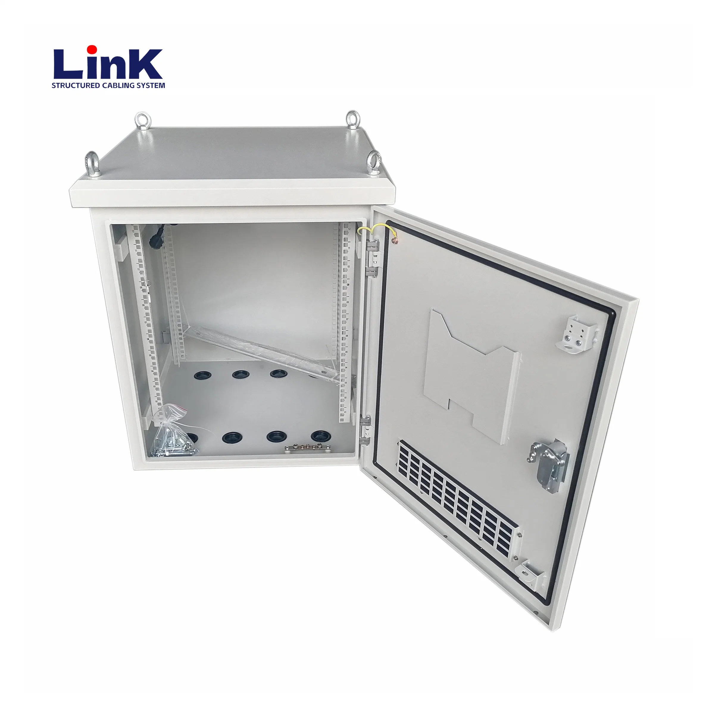 Wall Mount IP55 Outdoor Telecom Cabinet with Fan