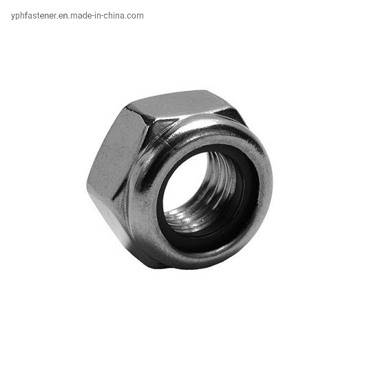 DIN985 Hex Nylon Lock Nuts Zinc Plated Stainless Steel