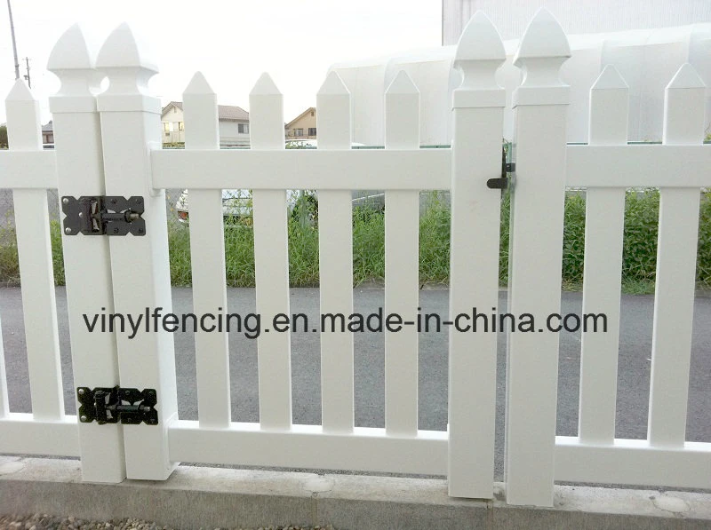 Valla de Hardware de la puerta de PVC barato