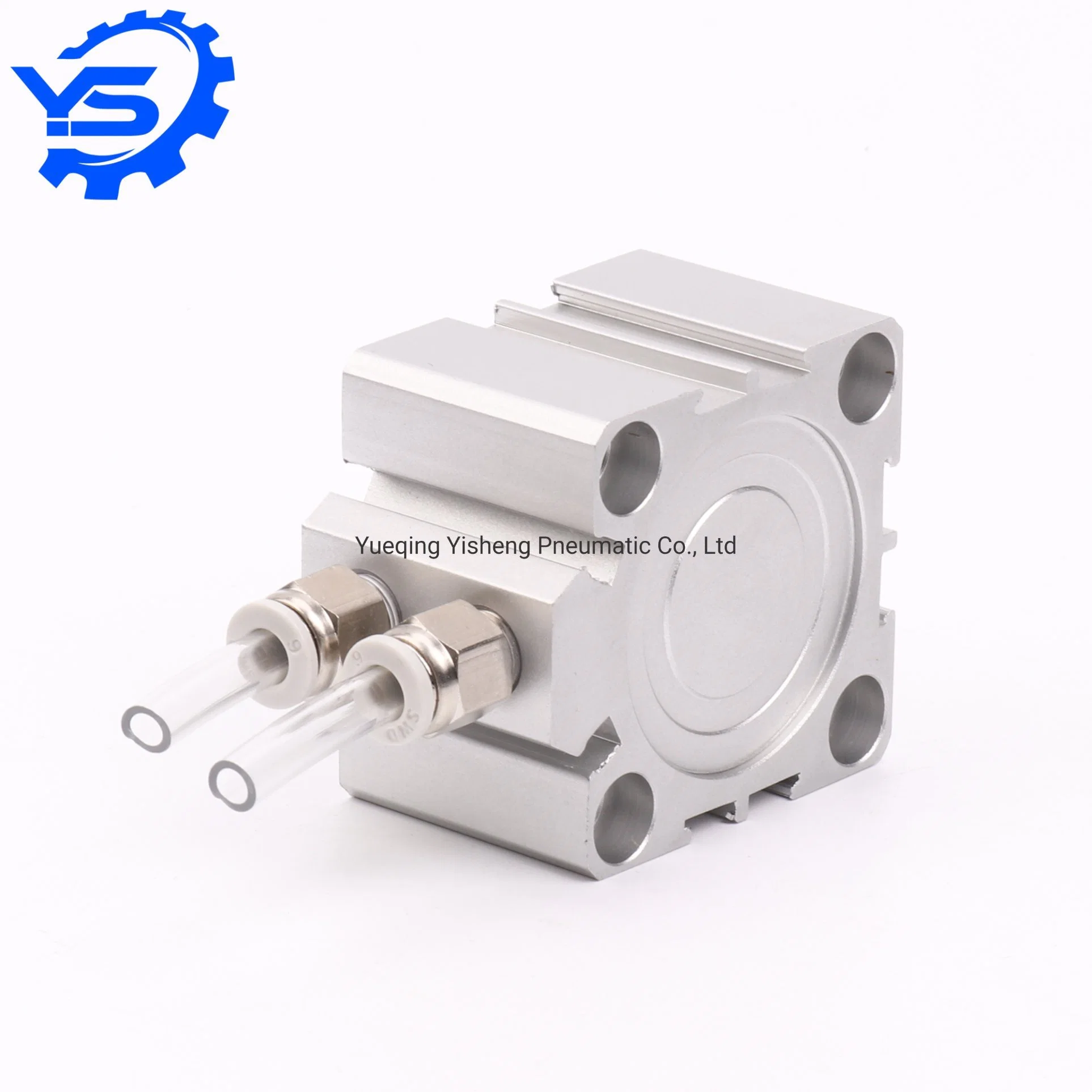 Sda Series Aluminum Alloy Double/Single Acting Thin Type Pneumatic Standard Compact Air Cylinder