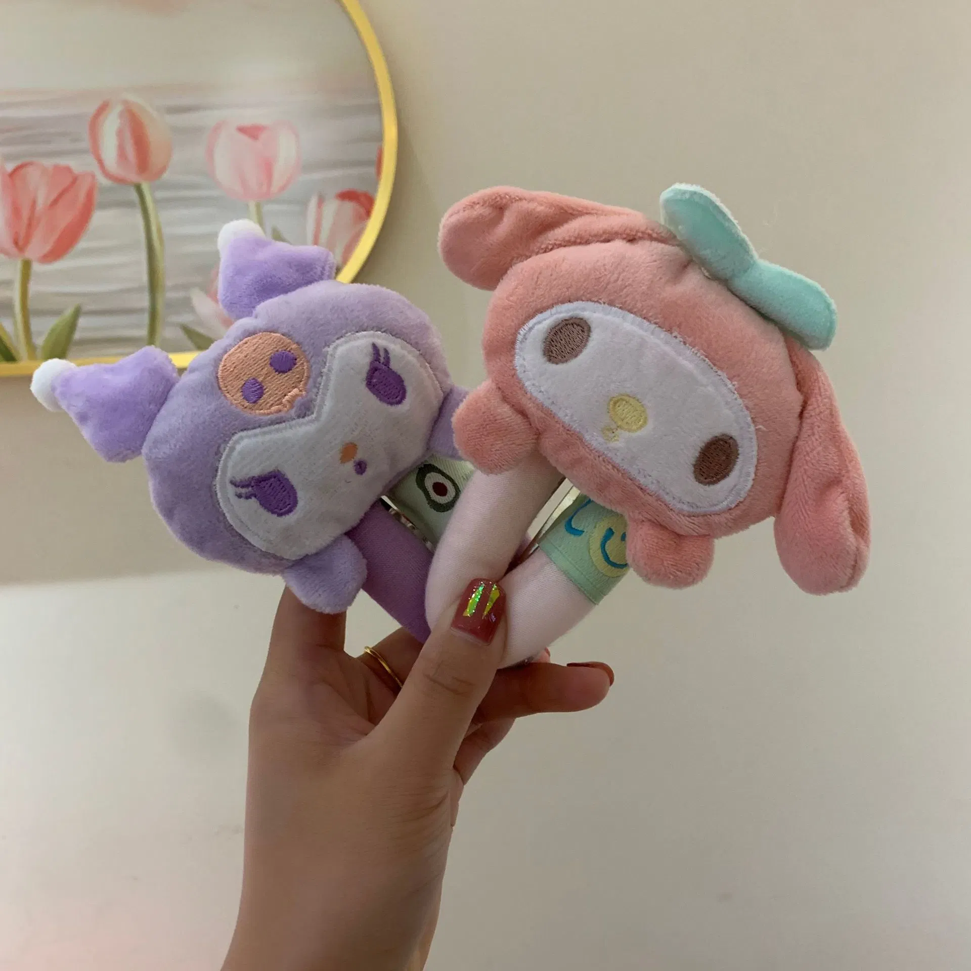 Ruunjoy Sanrio Wholesale/Supplier Cute Cartoon Japanese Style Sanrio Duckbill Clips Kuromi Melody Sweet Kuromi Hair Pins