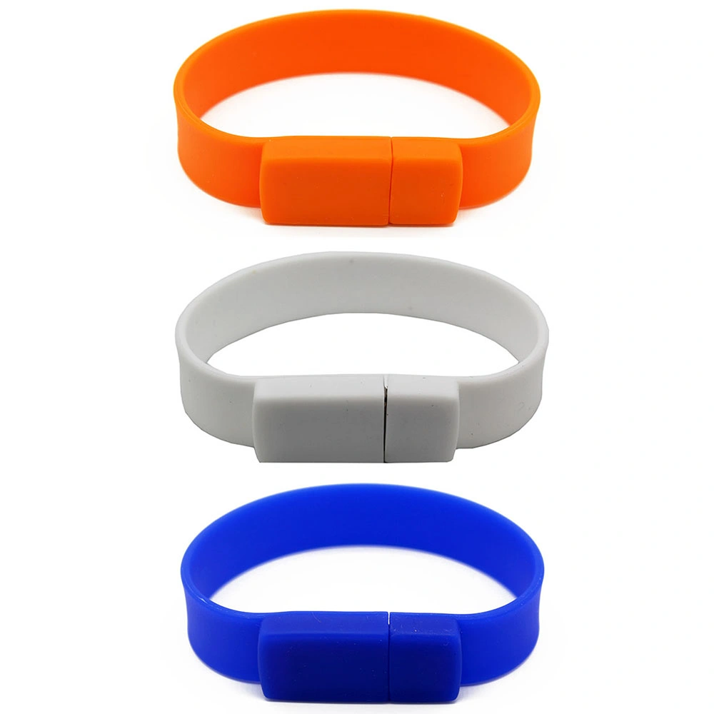 Silicone Wrist with Bracelet USB Disk Environmental Protection USB Flash Drive/USB Pen Drive/USB Flash Memory/USB Flash Disk