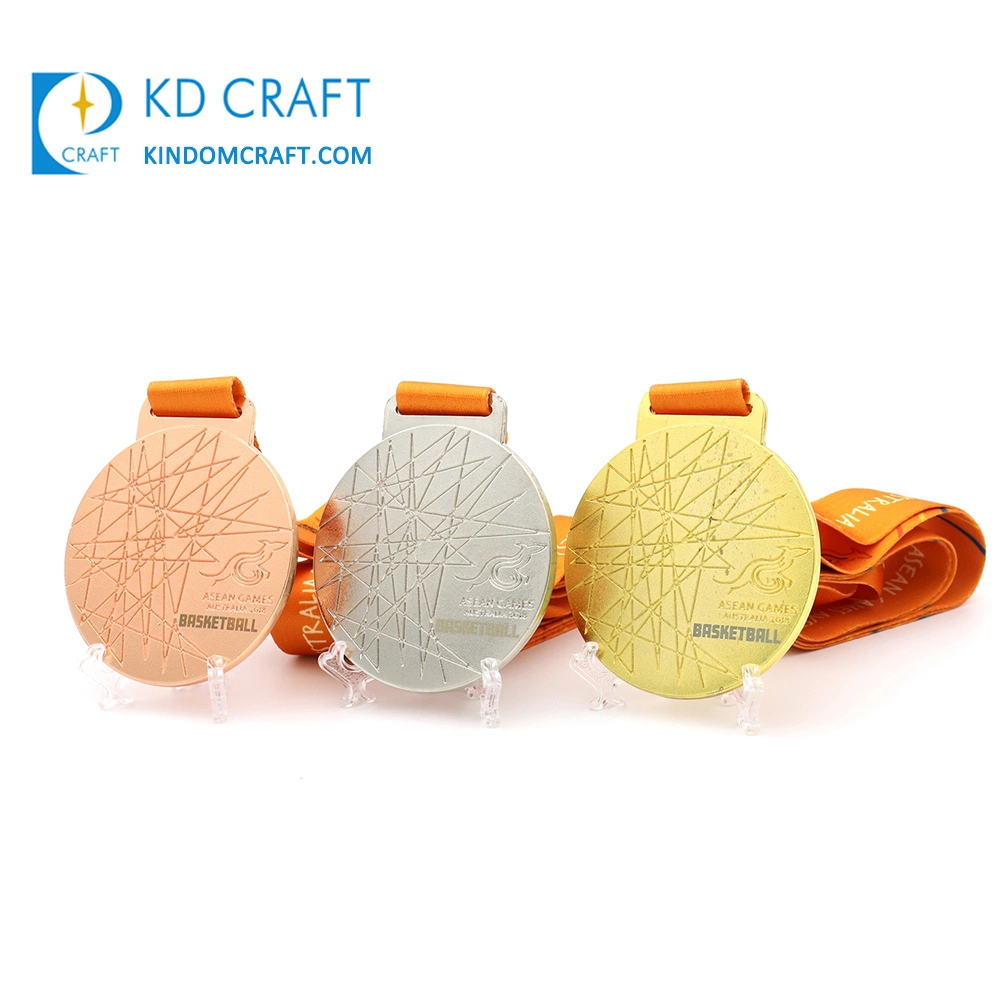 Promotional Custom Cheap College Coin Sport Marathon Meeting Events Zinc Alloy Metal Gold Enamel Souvenir Running Award Medal Medallion