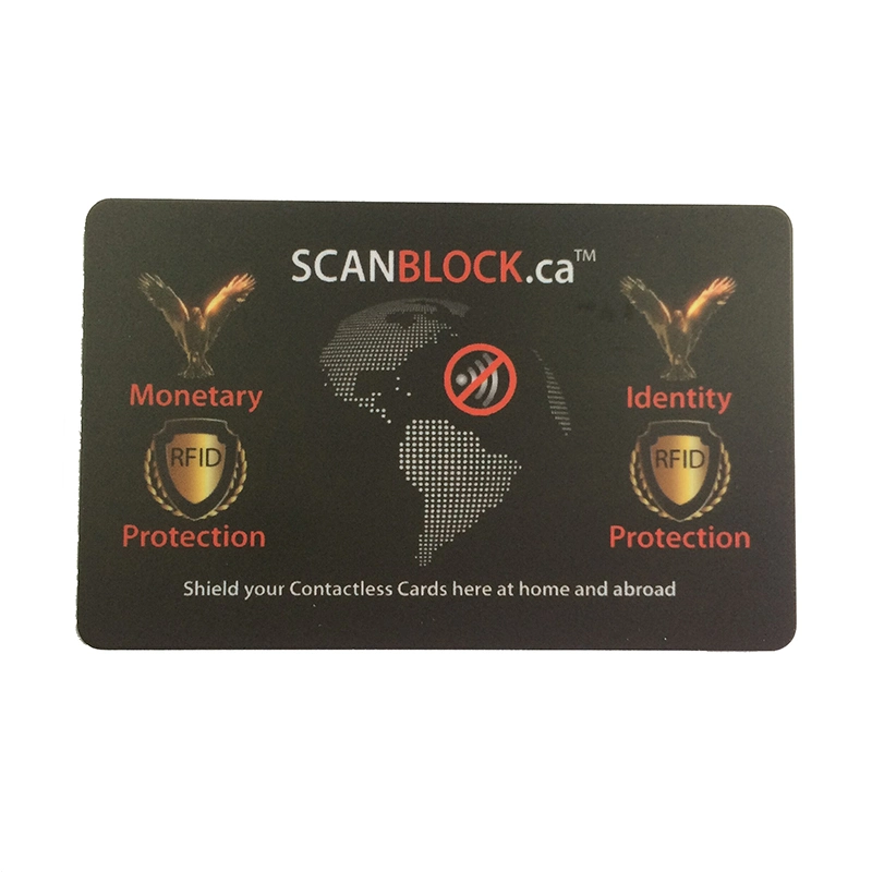 RFID Blocking Card 13.56MHz Contactless NFC Bank Credit Card Blocker