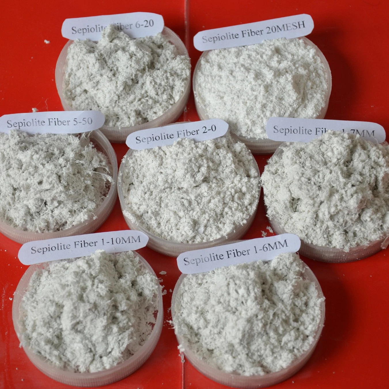 Proveedor profesional de la fábrica de polvo Sepiolite Sepiolite Fibe de Plaguicidas, Fertilizantes productos de caucho