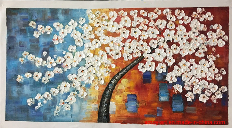 Handmade Blossom Trees Reproduction Landscape Oil Paintings