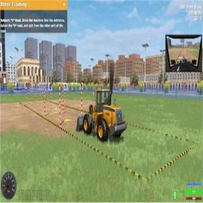 Chinese Forklift & Wheel Loader Simulator for Heavy Earthmonving Construction Equipment