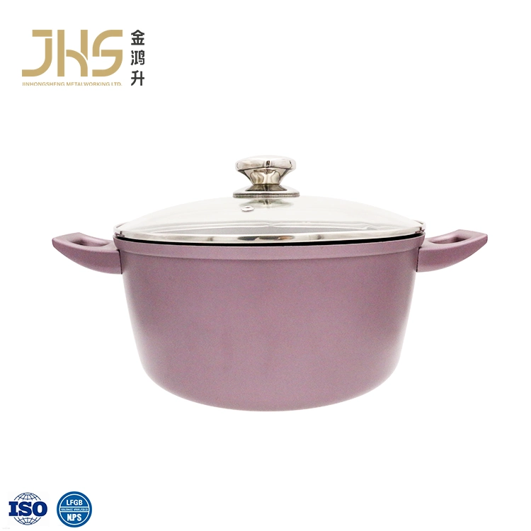 Cookware Induction Bottom Casserole Forged Aluminum Nonstick Dutch Oven