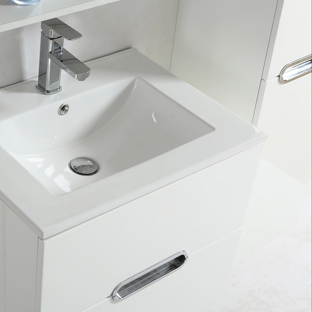 PVC Customized Size White Color Simple Style Bathroom Wash Basin Sink