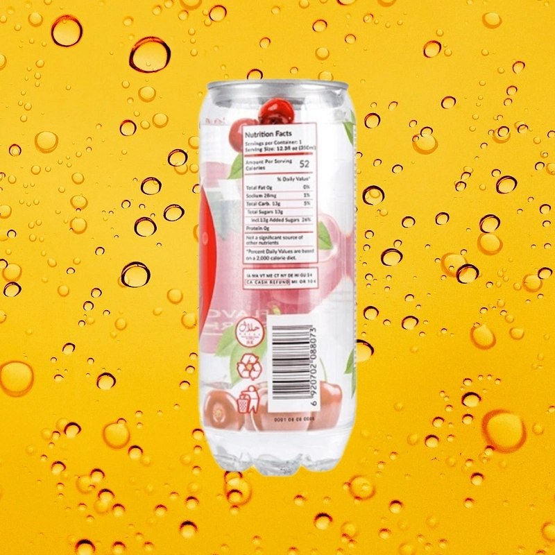Empresa de fabricación de mejor venta de bebidas orgánicos semillas 250 ml botella PET de refrescos espumosos