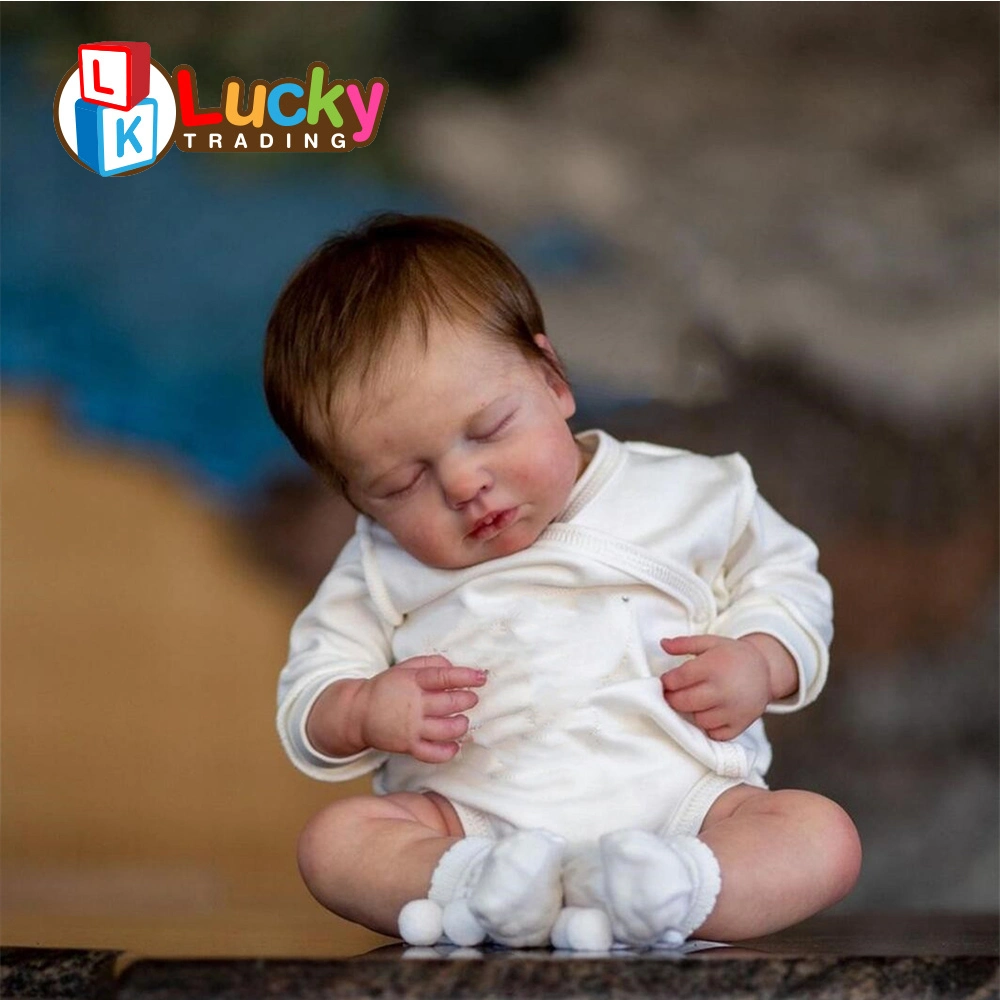 49cm Sleeping Realistic Newborn Baby Dolls Soft Silicone Babies