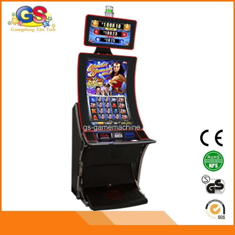 Las ventas de la pantalla curvada de monedas de la máquina juego de tragaperras del casino de apuestas